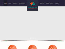 Tablet Screenshot of innovative-contractors.com